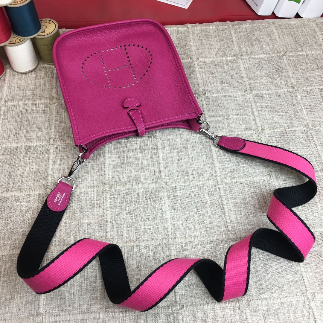 에르메스 미니 에블린16 매그놀리아 은장